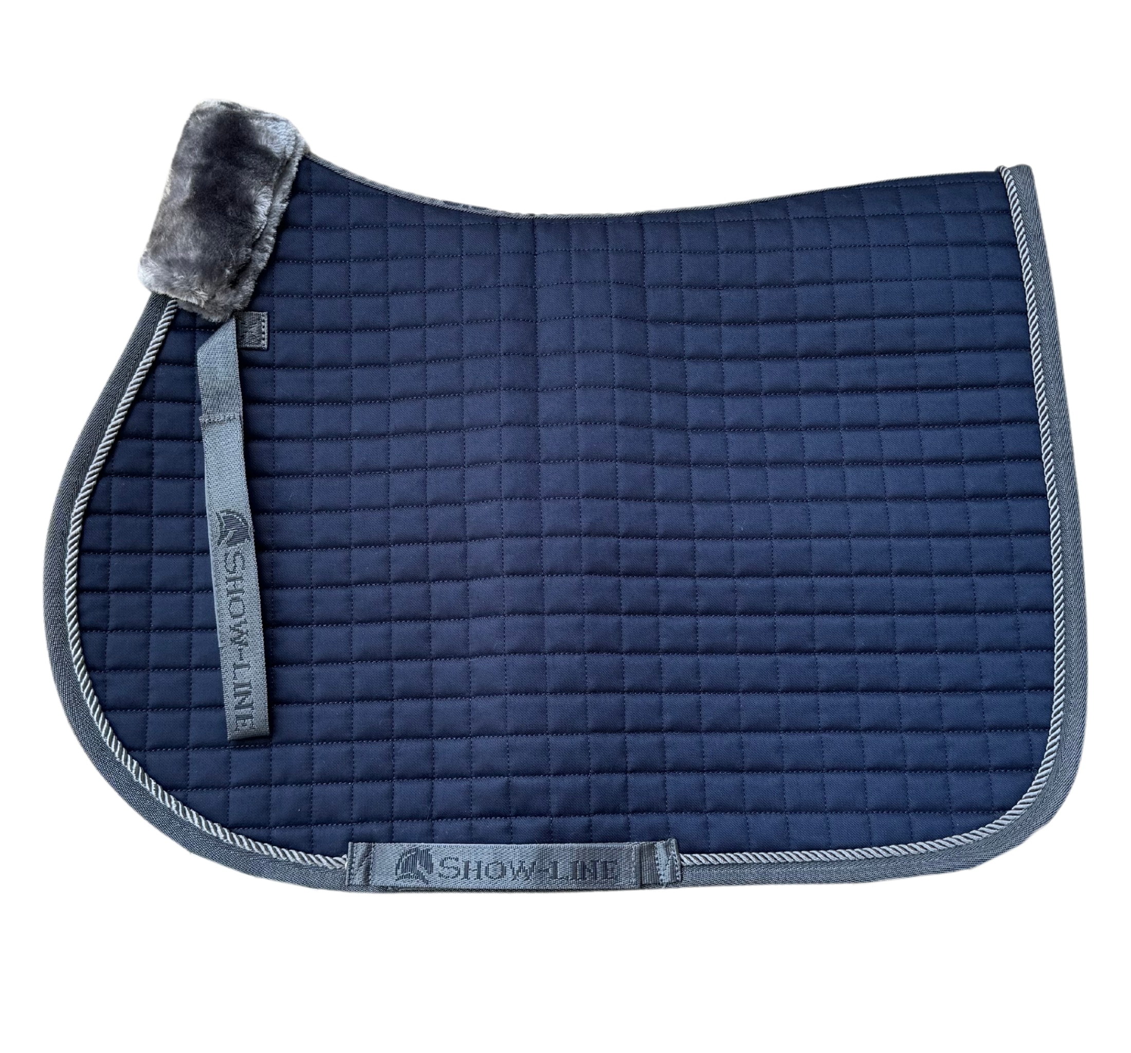 Show-Line Jumping Saddle Pad - Navy