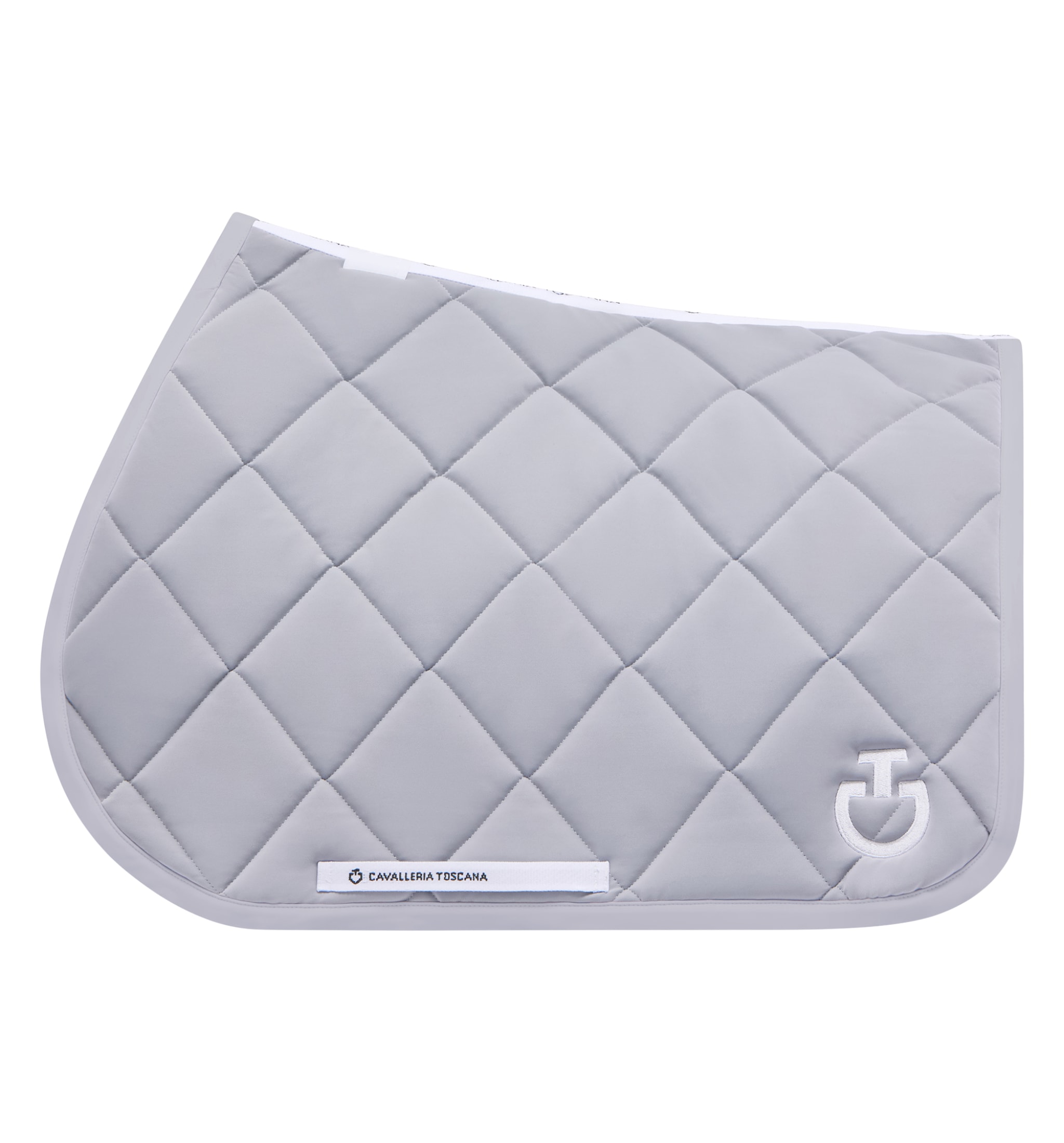 DQ Jersey Jumping Saddle Pad - Light Grey