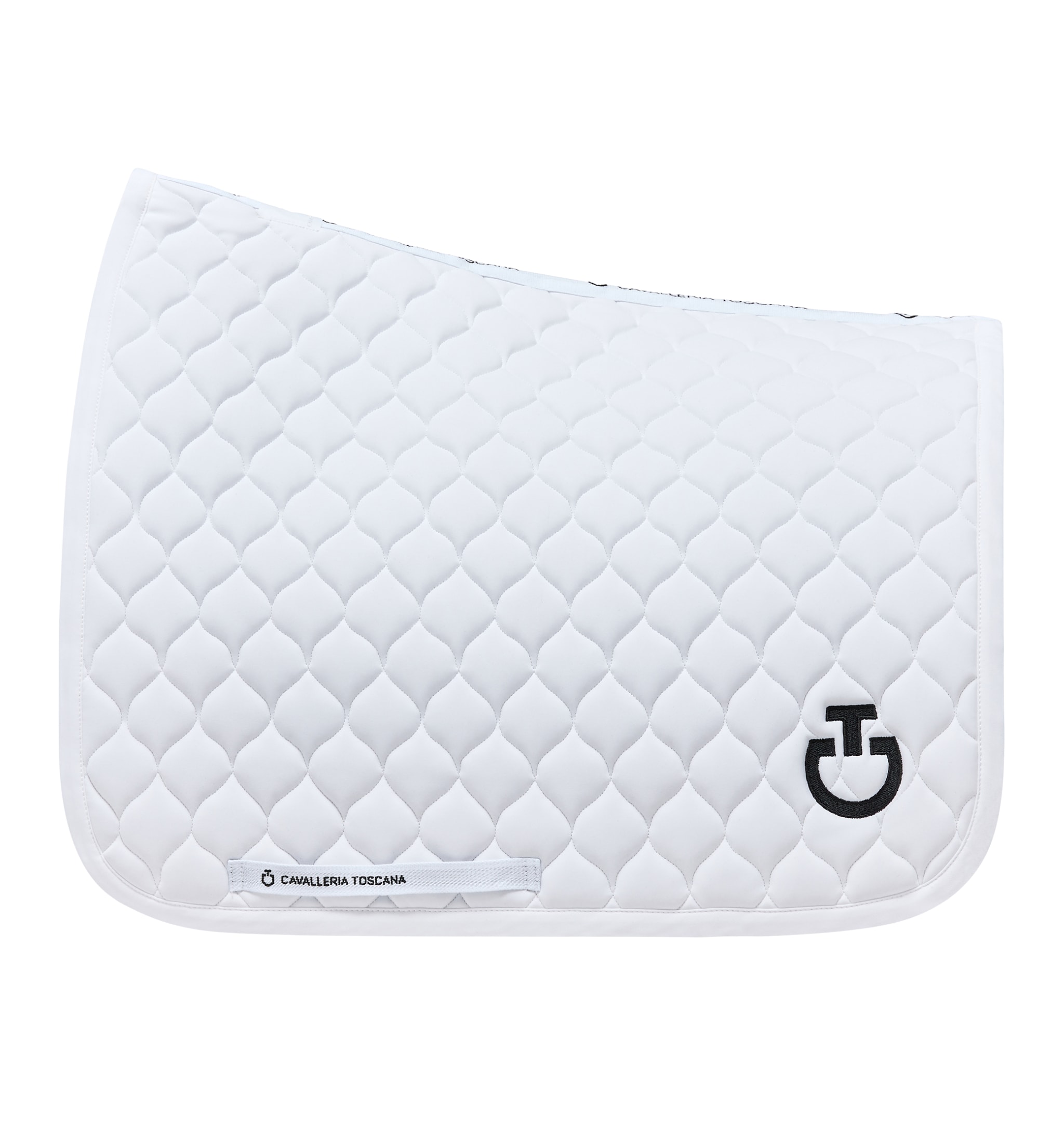 CQ Jersey Dressage Saddle Pad - White