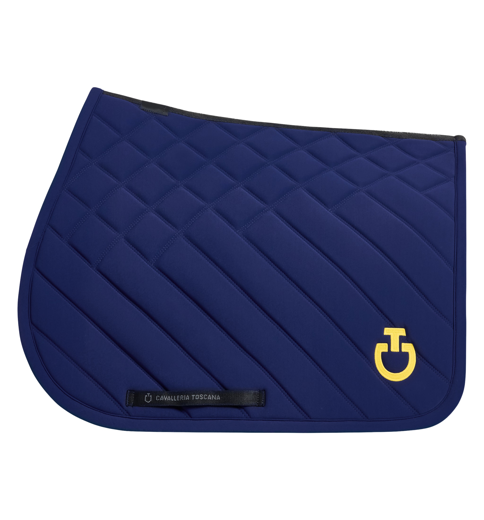 CT DL Jumping Saddle Pad - Blue/Yellow