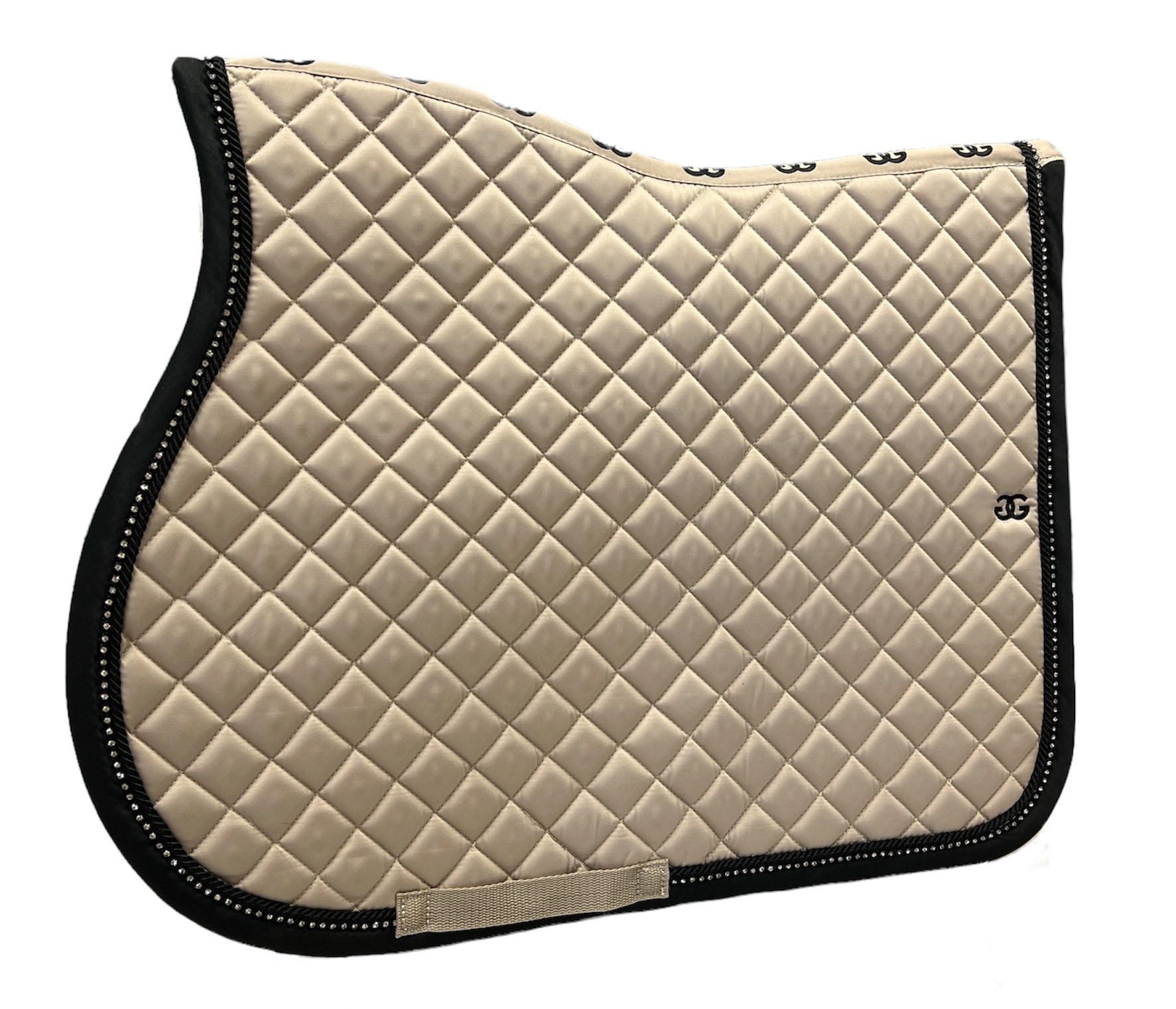 En Noir Jumping Saddle Pad - Sand