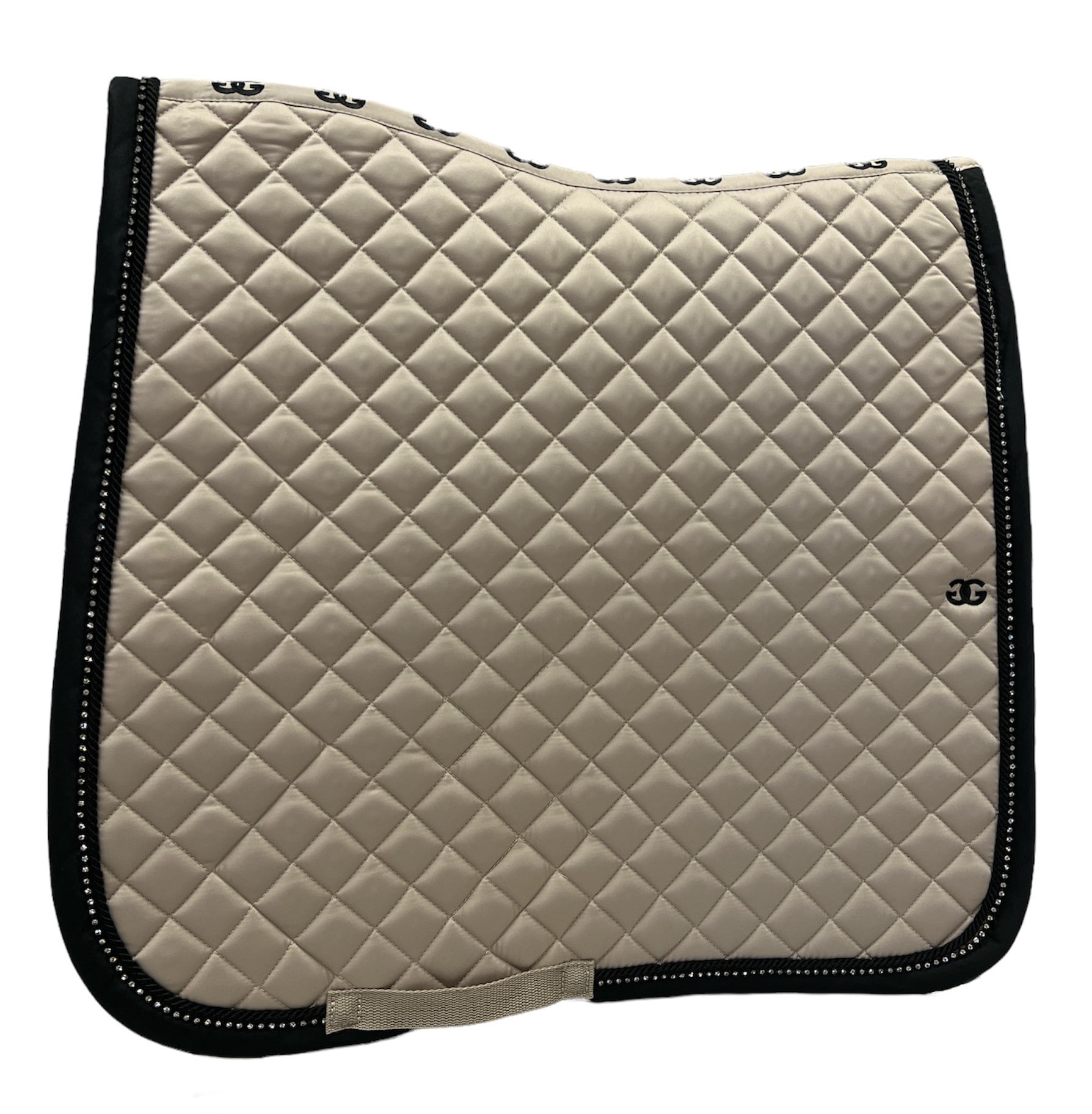 En Noir Dressage Saddle Pad - Sand