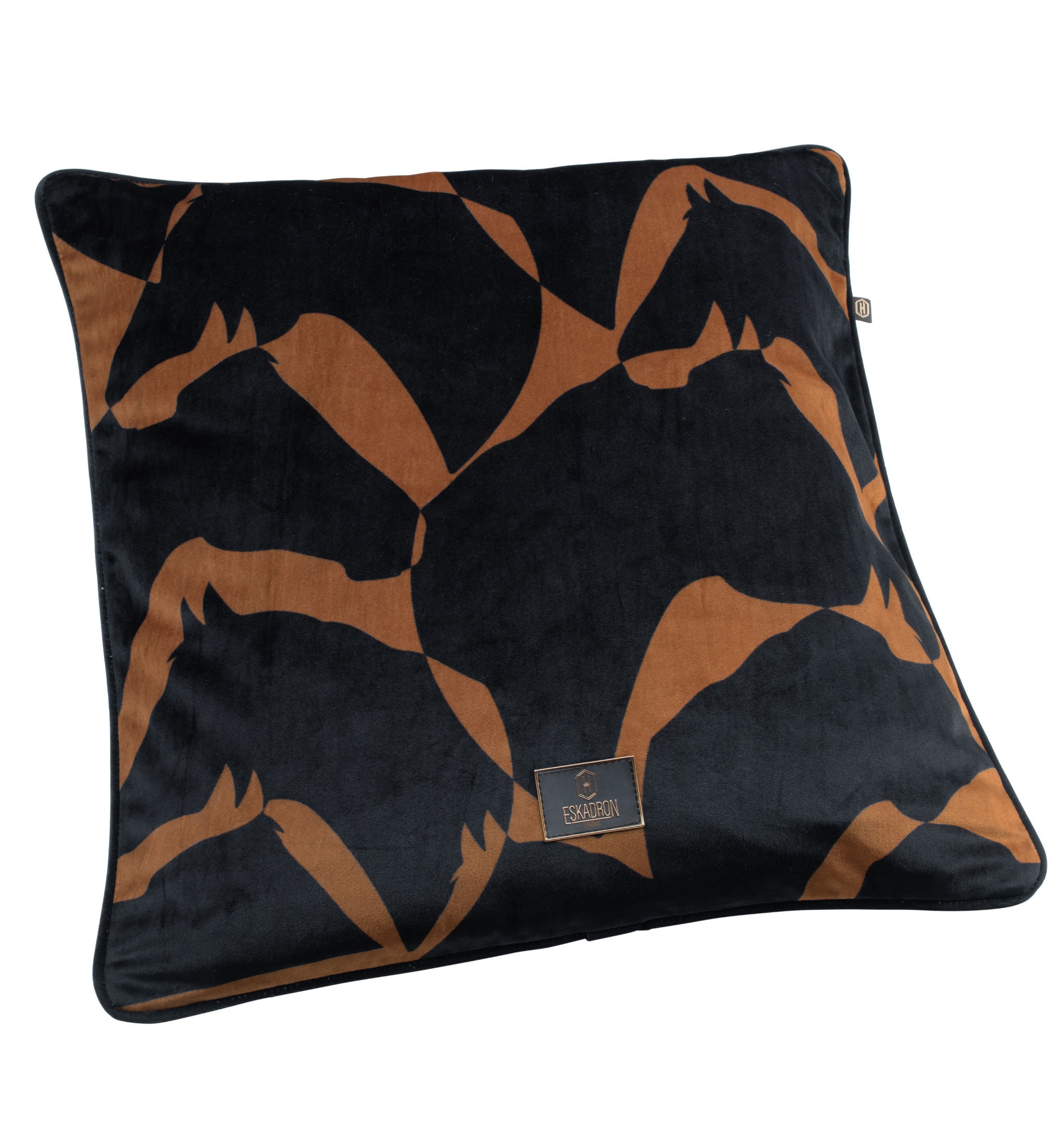 Cushion Cover Velvet - Black Almond