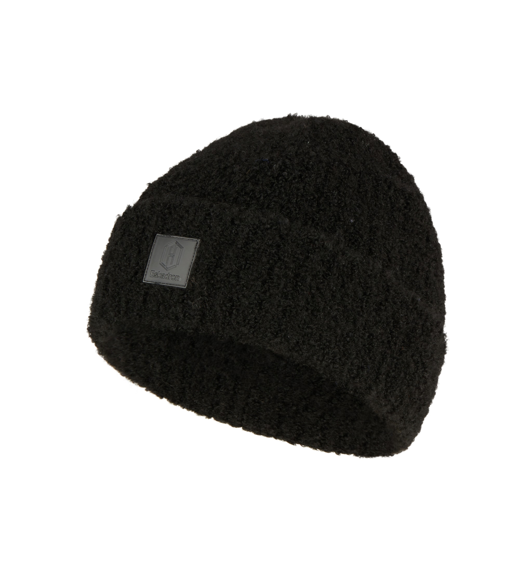 Bouclé Beanie - Black