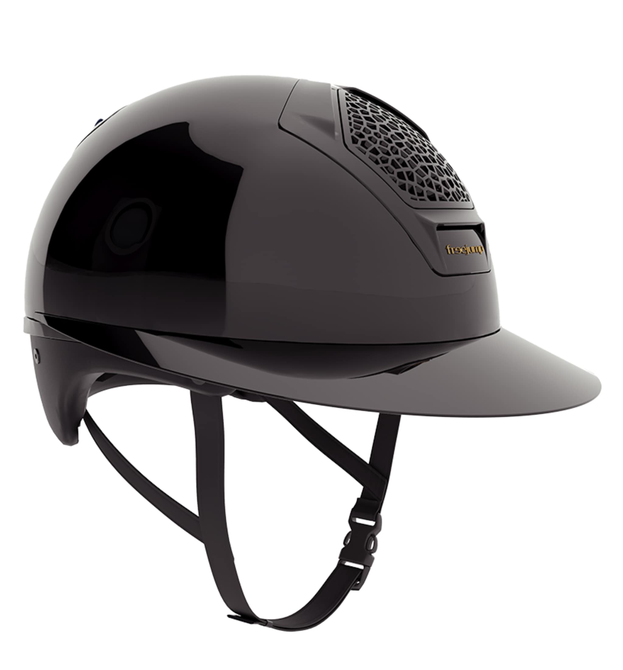 Voronoï Riding Helmet Glossy - Black