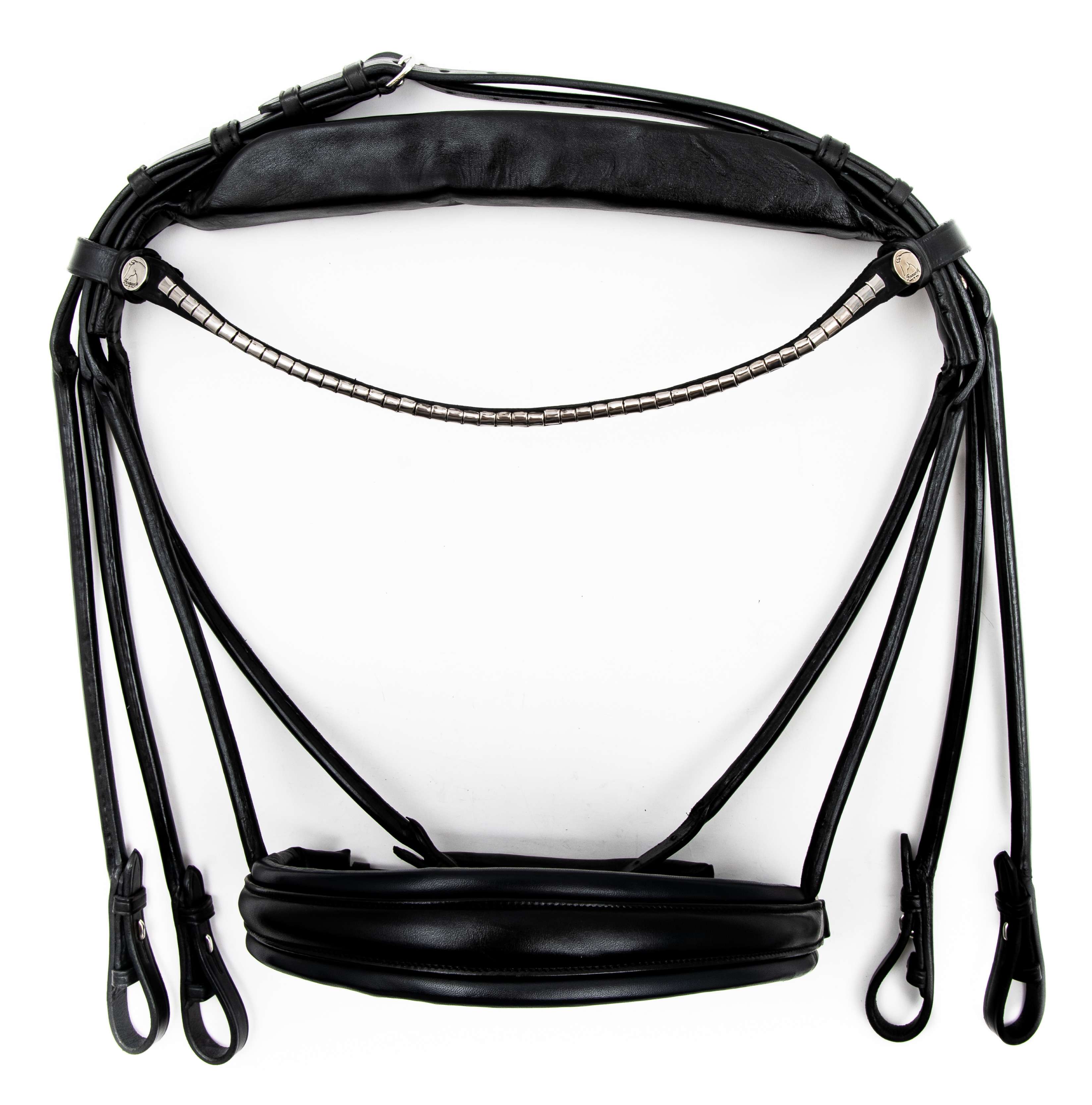 Double Bridle from Finesse Bridles - Black/Black - Hogstaonline ...
