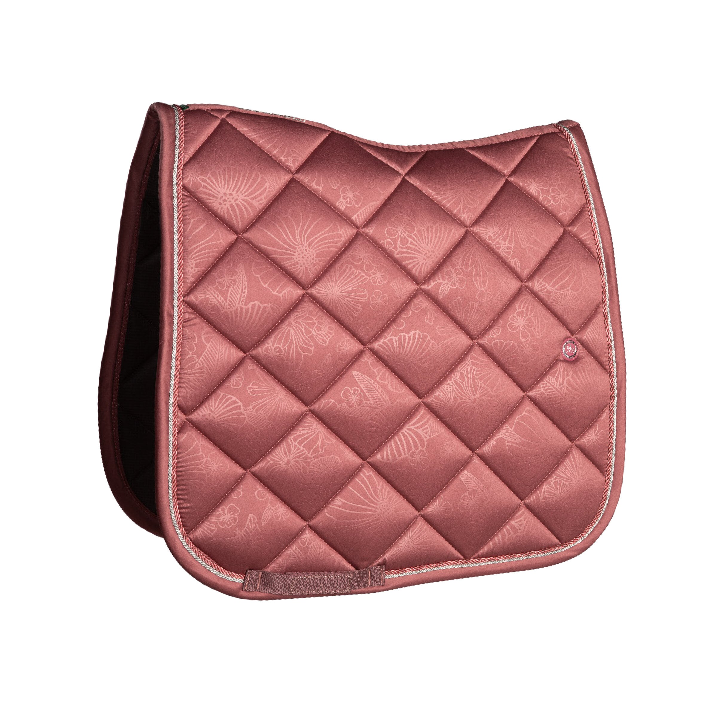 Floral Dressage Saddle Pad - Pink