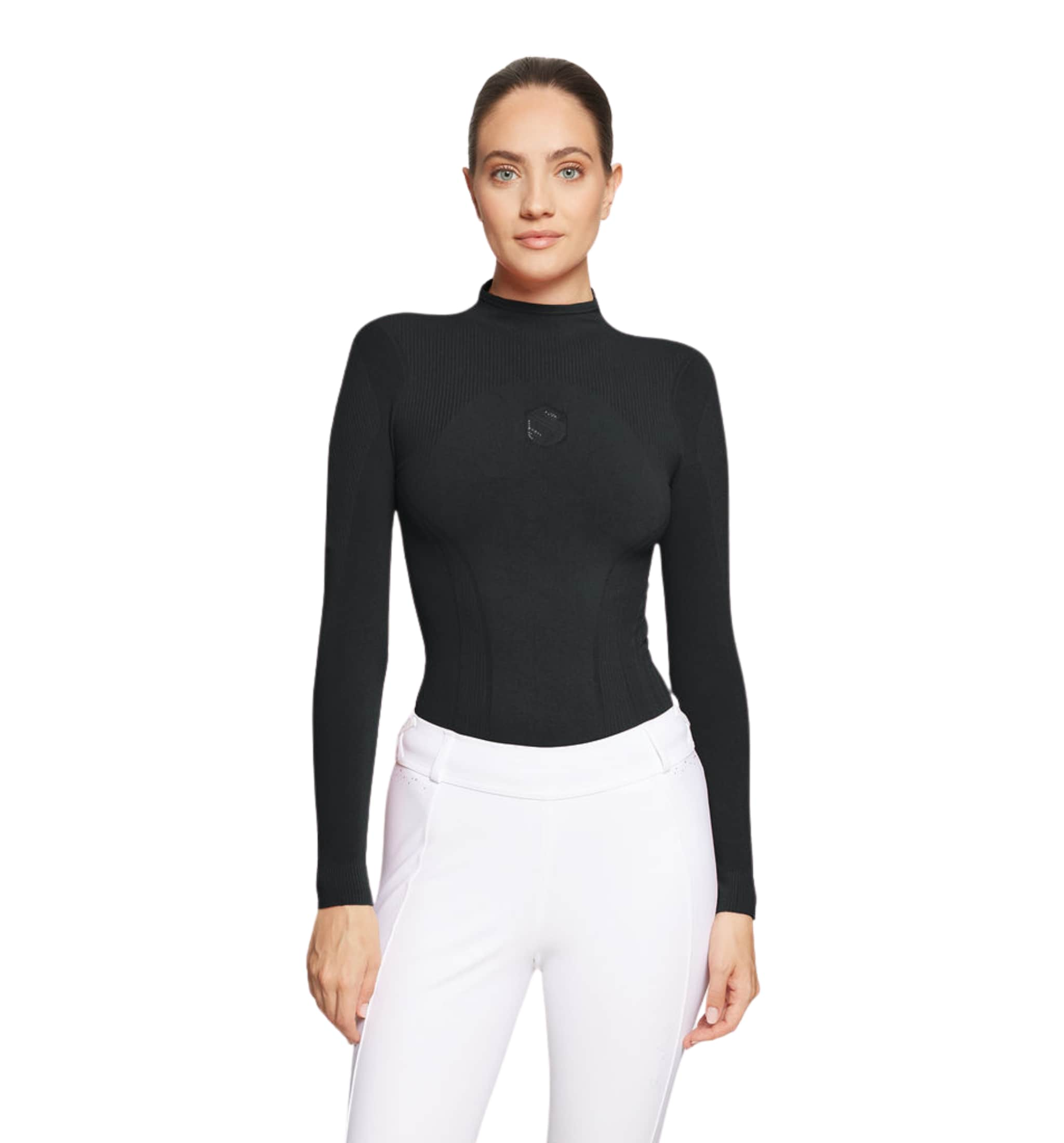 Alicia Seamless Shirt - Black