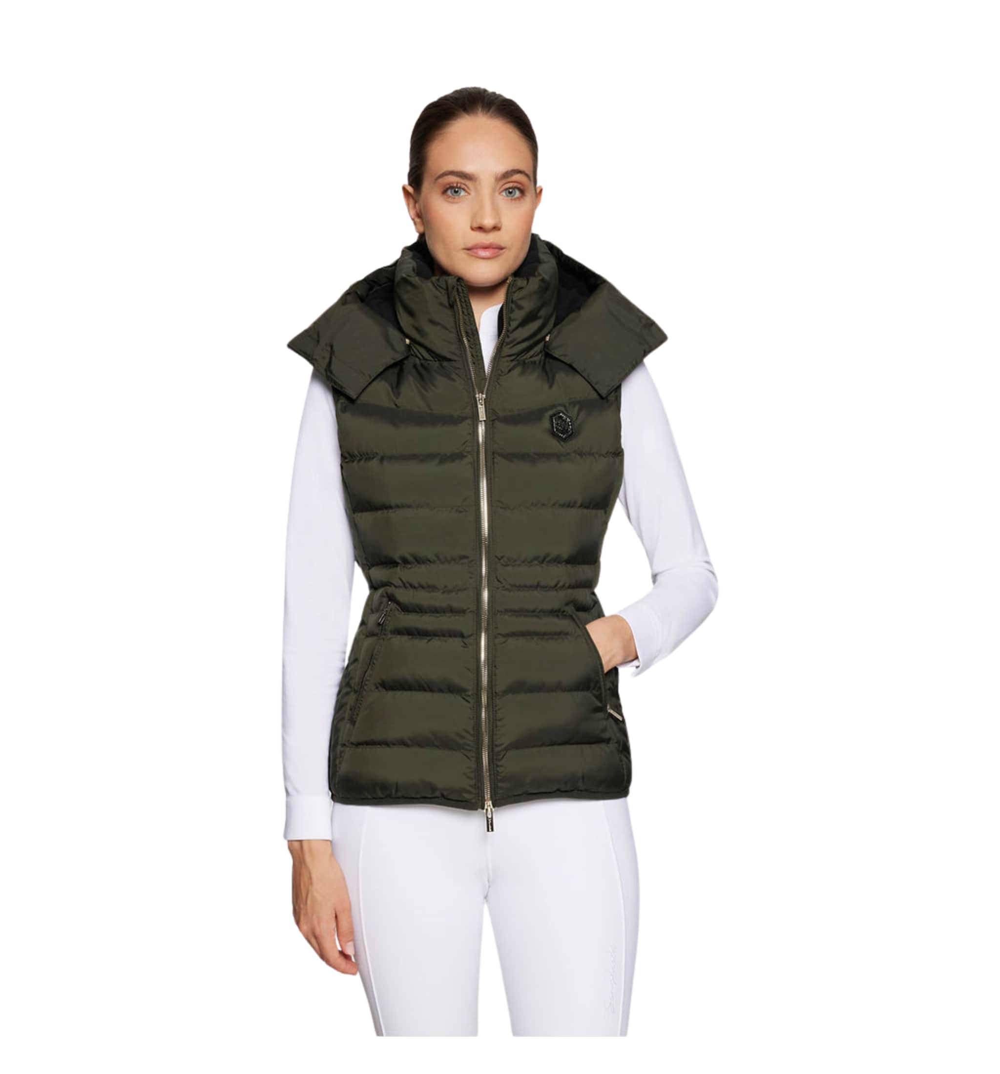 Chamonix Puffer Vest - Avocado Metal Eclipse