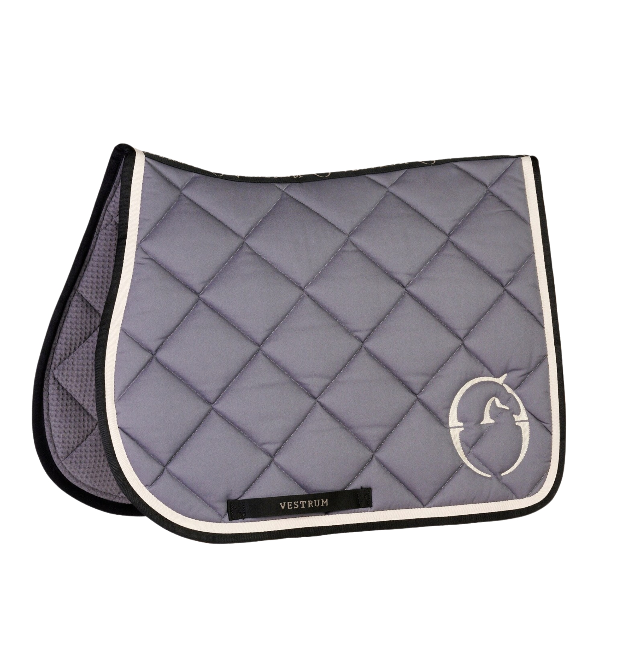 Jumping Saddle Pad Bonn - Grey/White/Black