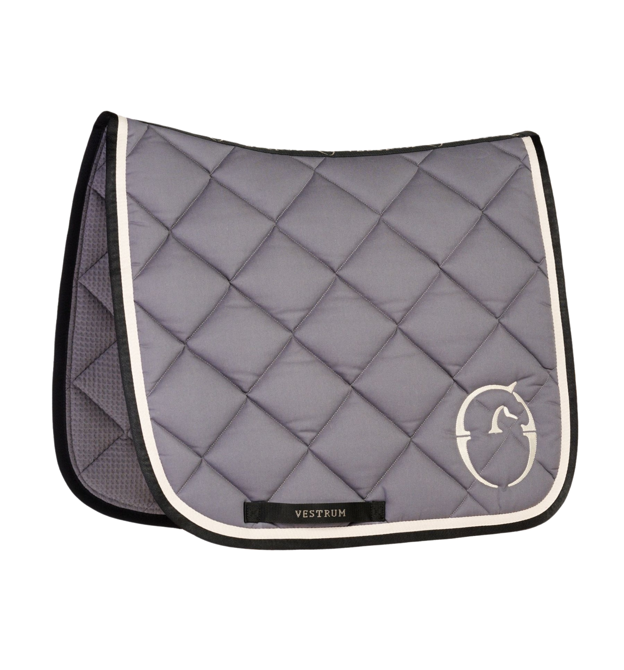 Dressage Saddle Pad Chicago - Grey/White/Black